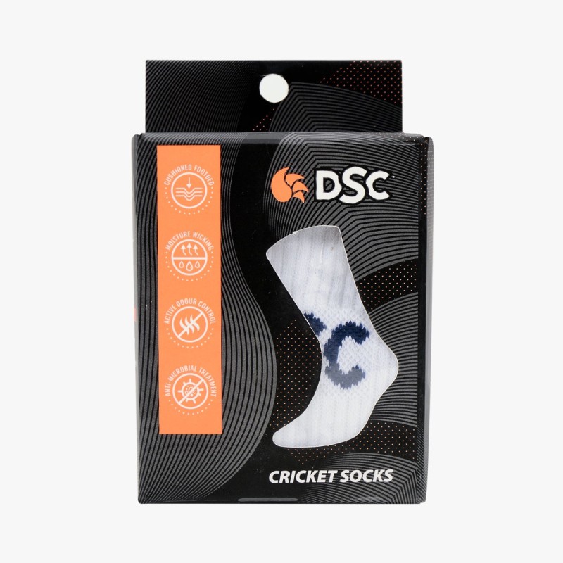 DSC Intense Passion Cricket Socks (White/Denim Blue) DSC Intense Passion Cricket Socks (White/Denim Blue)