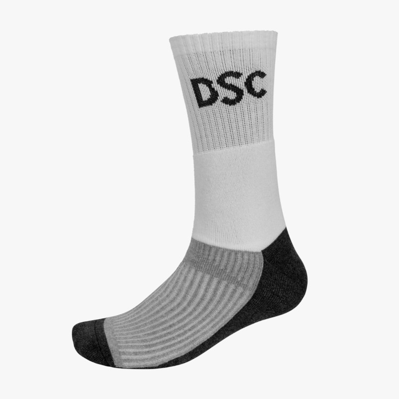 DSC Intense Passion Cricket Socks (White/Grey) DSC Intense Passion Cricket Socks (White/Grey)