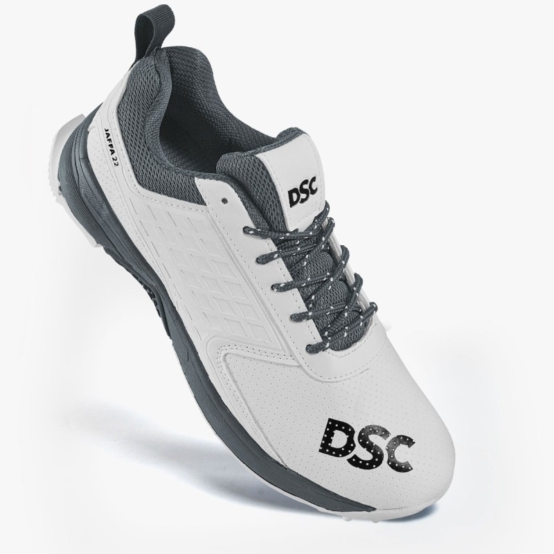 DSC Jaffa 22 Cricket Shoes (White / Grey) DSC Jaffa 22 Cricket Shoes (White / Grey)