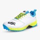 DSC Jaffa 22 Cricket Shoes (White / Lime Yellow)