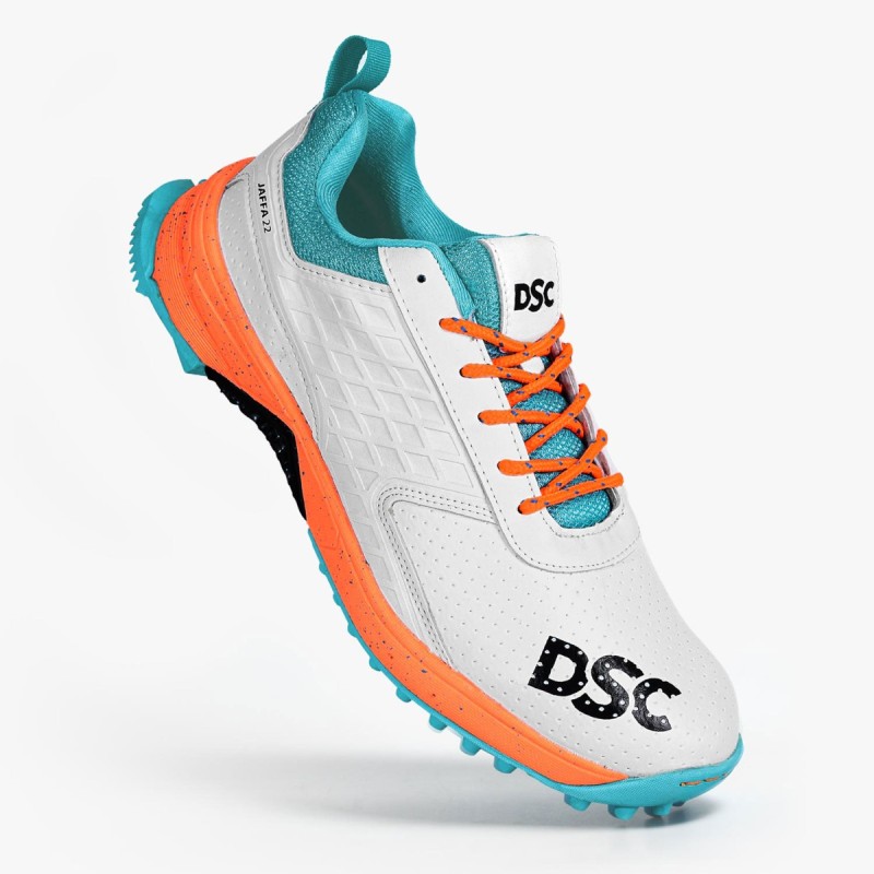 DSC Jaffa 22 Cricket Shoes (White / Orange) DSC Jaffa 22 Cricket Shoes (White / Orange)