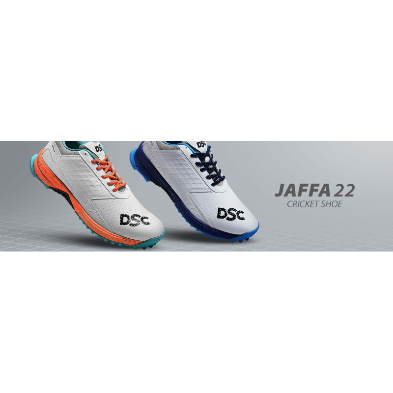 DSC Jaffa 22 Cricket Shoes (White / Sea Green) DSC Jaffa 22 Cricket Shoes (White / Sea Green)