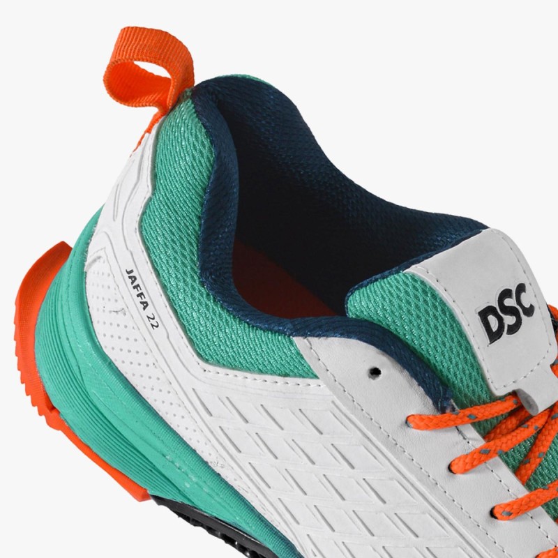 DSC Jaffa 22 Cricket Shoes (White / Sea Green) DSC Jaffa 22 Cricket Shoes (White / Sea Green)