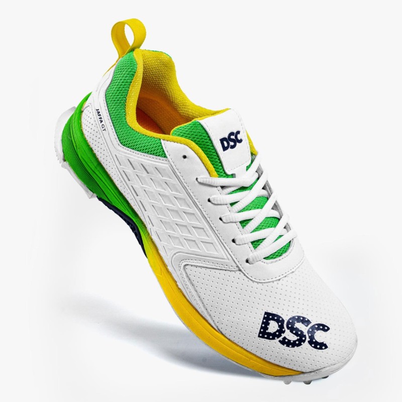 DSC Jaffa GT Cricket Shoes (Yellow / Green)