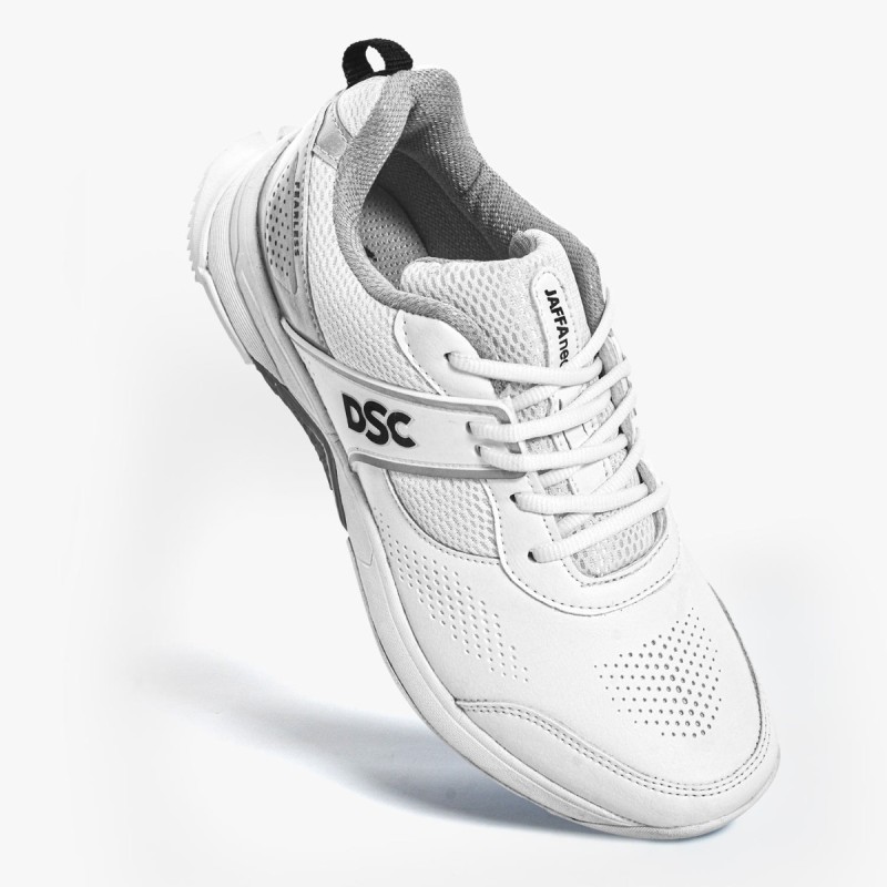 DSC Jaffa Neo Cricket Shoes (White / Silver)