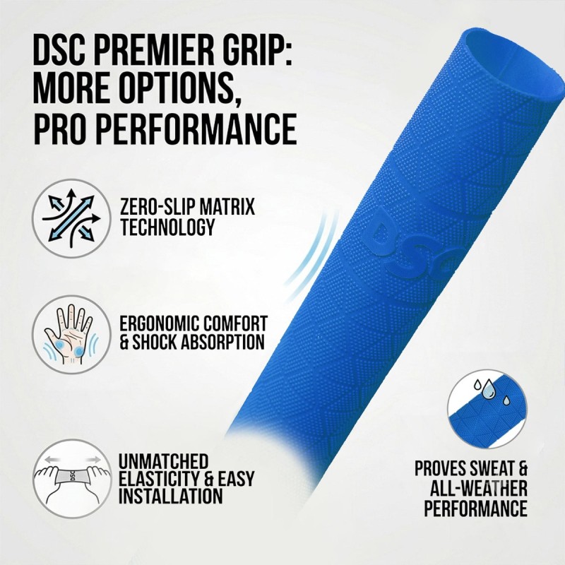 DSC Microtek Bat Grip, Royal Blue