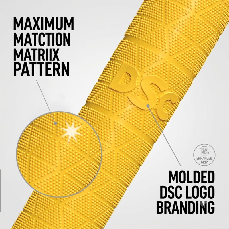 DSC Microtek Bat Grip, Yellow