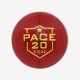 DSC Pace 20 Leather Ball, Red DSC Pace 20 Leather Ball, Red