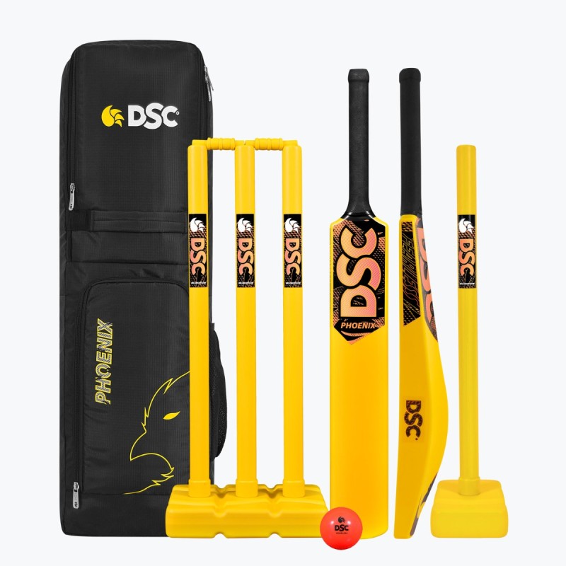 DSC Phoenix Cricket Set (Yellow, Mens) DSC Phoenix Cricket Set (Yellow, Mens)