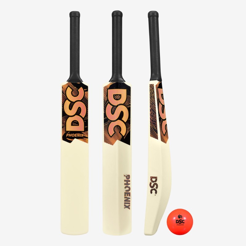 DSC Phoenix Plastic Bat (White, Mens) DSC Phoenix Plastic Bat (White, Mens)
