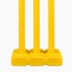 DSC Plastic Cricket Stumps (Mens), Yellow DSC Plastic Cricket Stumps (Mens), Yellow