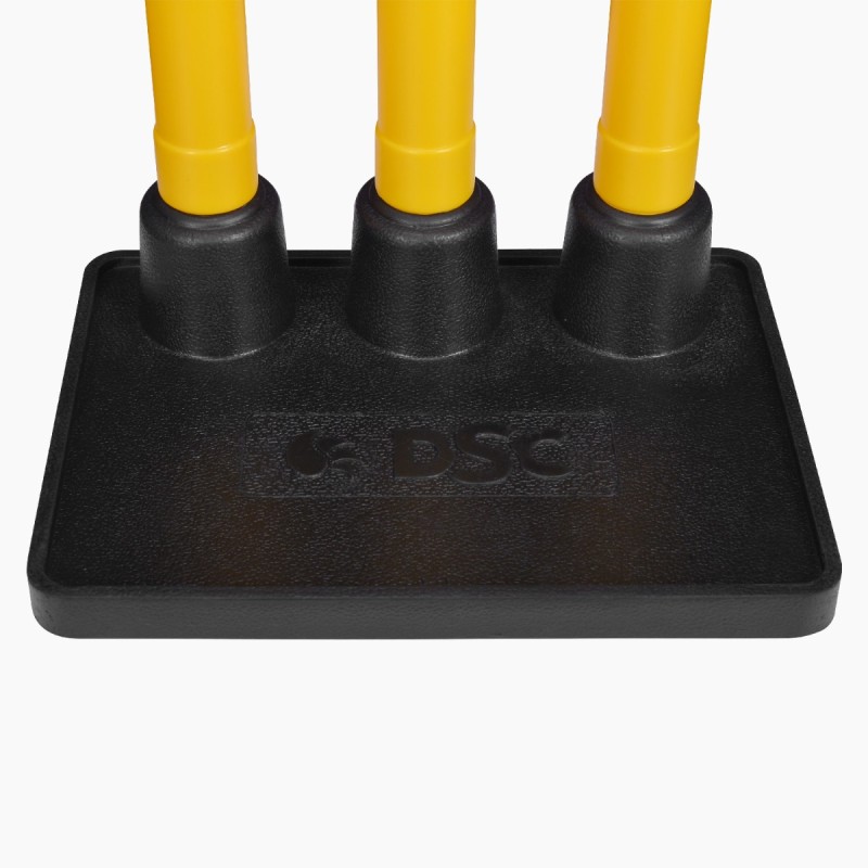 DSC Plastic Cricket Stumps (With Rubber Base)