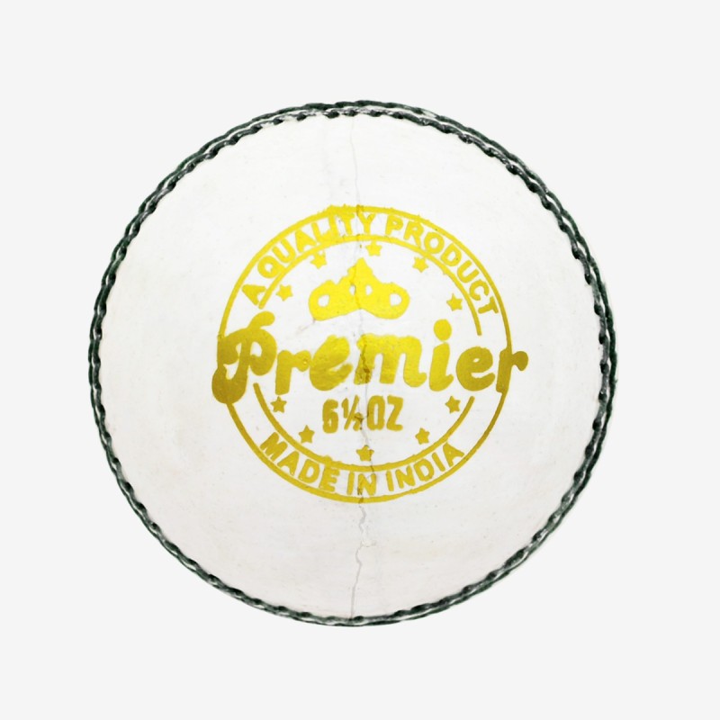 DSC Premier Leather Ball, White DSC Premier Leather Ball, White