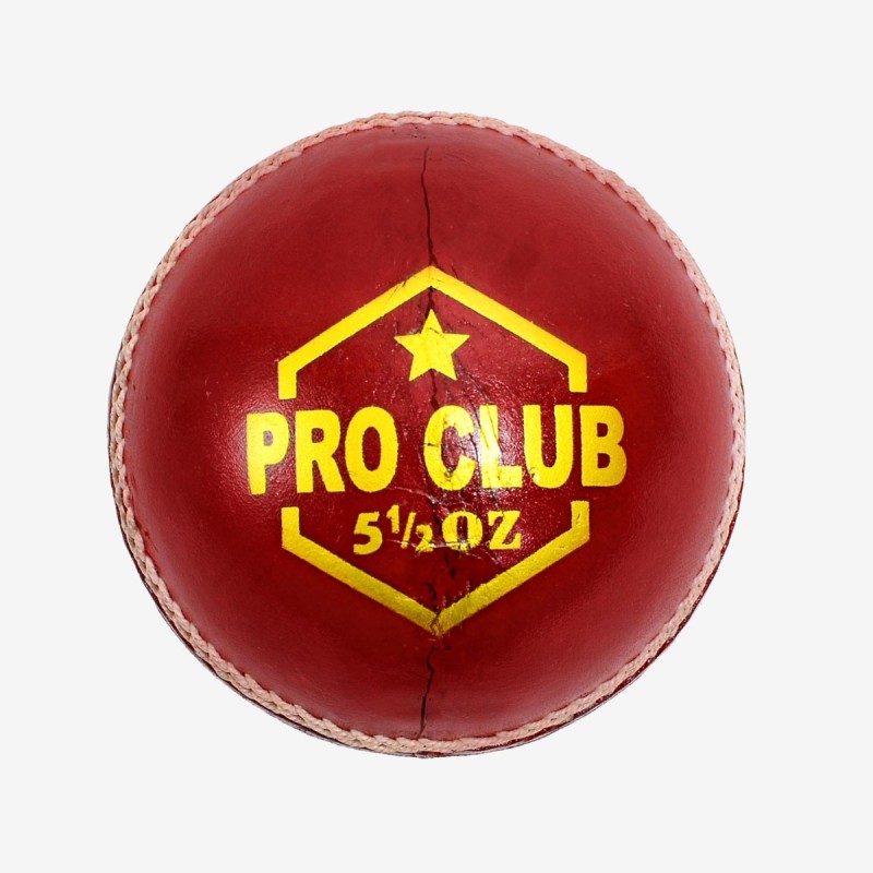 DSC Pro Club Leather Ball, Red DSC Pro Club Leather Ball, Red