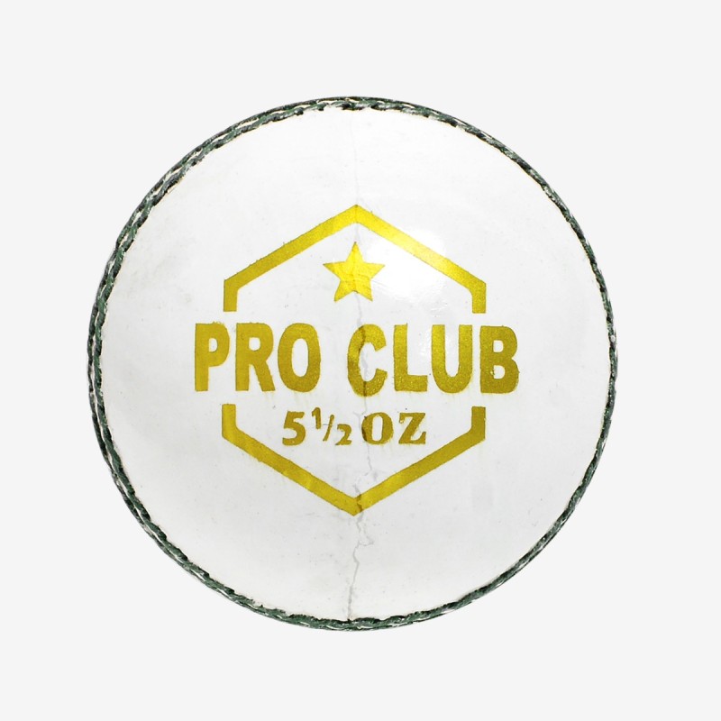 DSC Pro Club Leather Ball, White