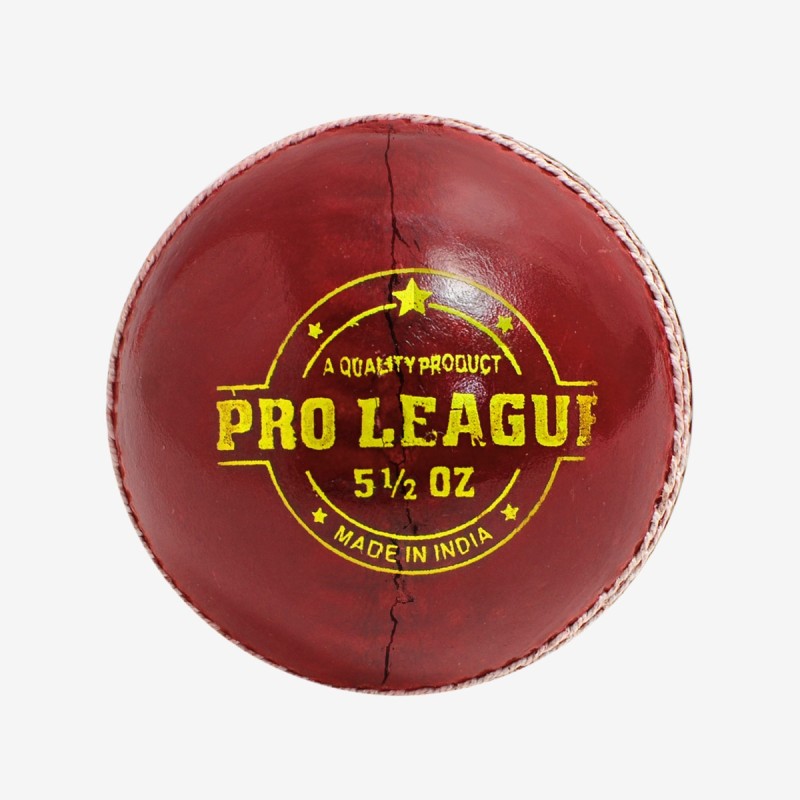 DSC Pro League Leather Ball, Red DSC Pro League Leather Ball, Red