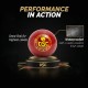 DSC Pro League Leather Ball, Red DSC Pro League Leather Ball, Red