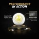 DSC Pro League Leather Ball, White DSC Pro League Leather Ball, White
