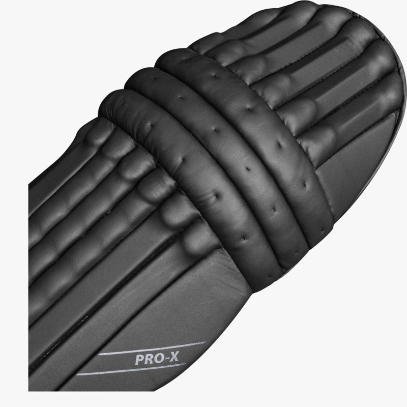 DSC Pro X Batting Leg Guard (Black), Mens Right