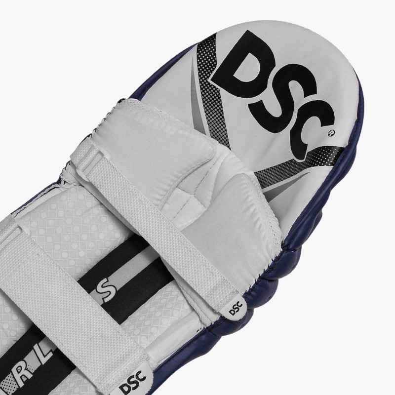 DSC Pro X Batting Leg Guard (Navy), Mens Right DSC Pro X Batting Leg Guard (Navy), Mens Right