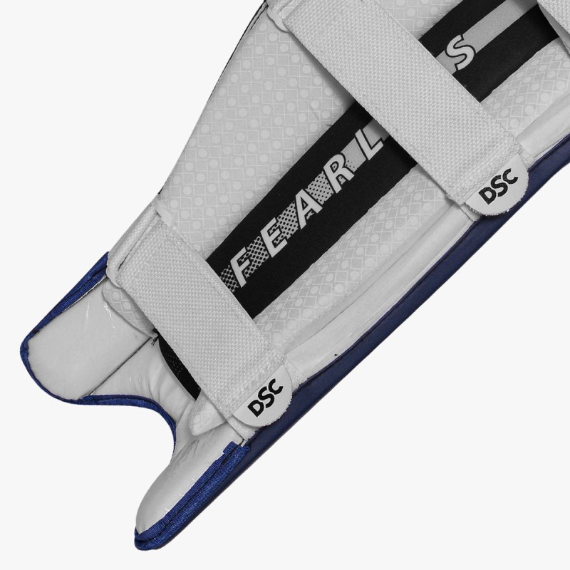 DSC Pro X Batting Leg Guard (Navy), Mens Right DSC Pro X Batting Leg Guard (Navy), Mens Right