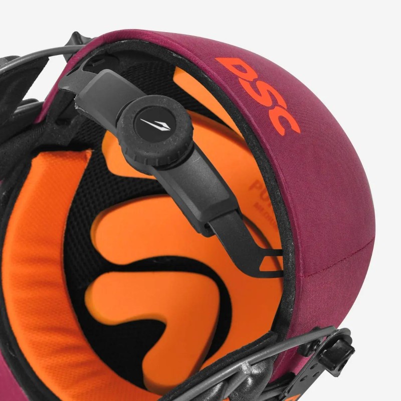 DSC Punch Cricket Helmet, Maroon, XS DSC Punch Cricket Helmet, Maroon, XS