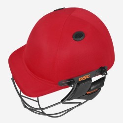 DSC Punch Cricket Helmet, Red DSC Punch Cricket Helmet, Red