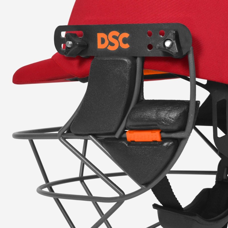 DSC Punch Cricket Helmet, Red, XS DSC Punch Cricket Helmet, Red, XS