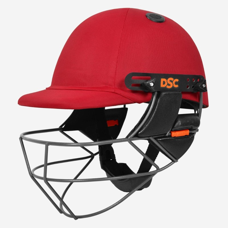 DSC Punch Cricket Helmet, Red, XS DSC Punch Cricket Helmet, Red, XS