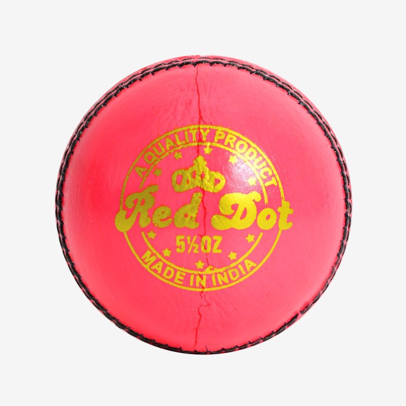 DSC Red Dot Leather Ball, Pink DSC Red Dot Leather Ball, Pink