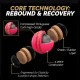 DSC Red Dot Leather Ball, Pink DSC Red Dot Leather Ball, Pink
