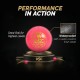 DSC Red Dot Leather Ball, Pink DSC Red Dot Leather Ball, Pink