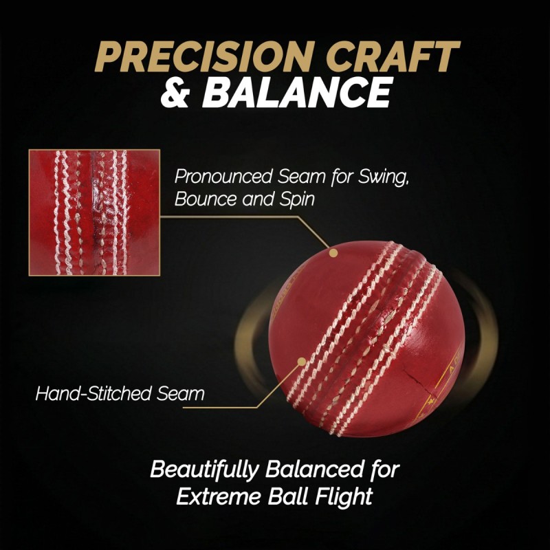 DSC Red Dot Leather Ball, Red DSC Red Dot Leather Ball, Red