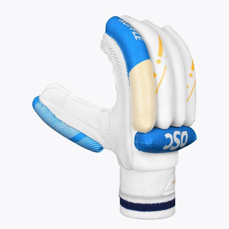 DSC Ruffle Batting Gloves (Blue/Yellow) DSC Ruffle Batting Gloves (Blue/Yellow)