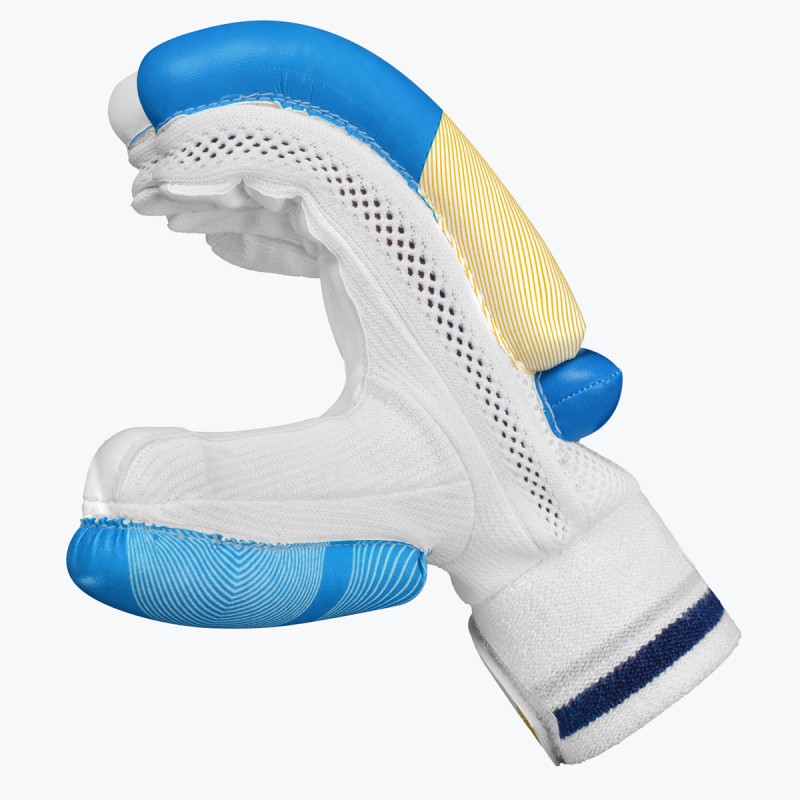 DSC Ruffle Batting Gloves (Blue/Yellow) DSC Ruffle Batting Gloves (Blue/Yellow)