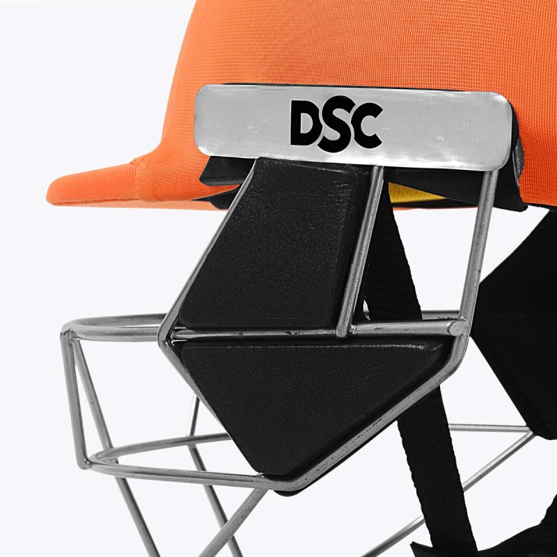 DSC Scud Cricket Helmet, Orange, Large DSC Scud Cricket Helmet, Orange, Large