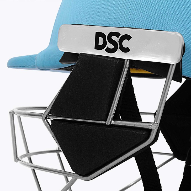 DSC Scud Cricket Helmet, Sky Blue, Large DSC Scud Cricket Helmet, Sky Blue, Large