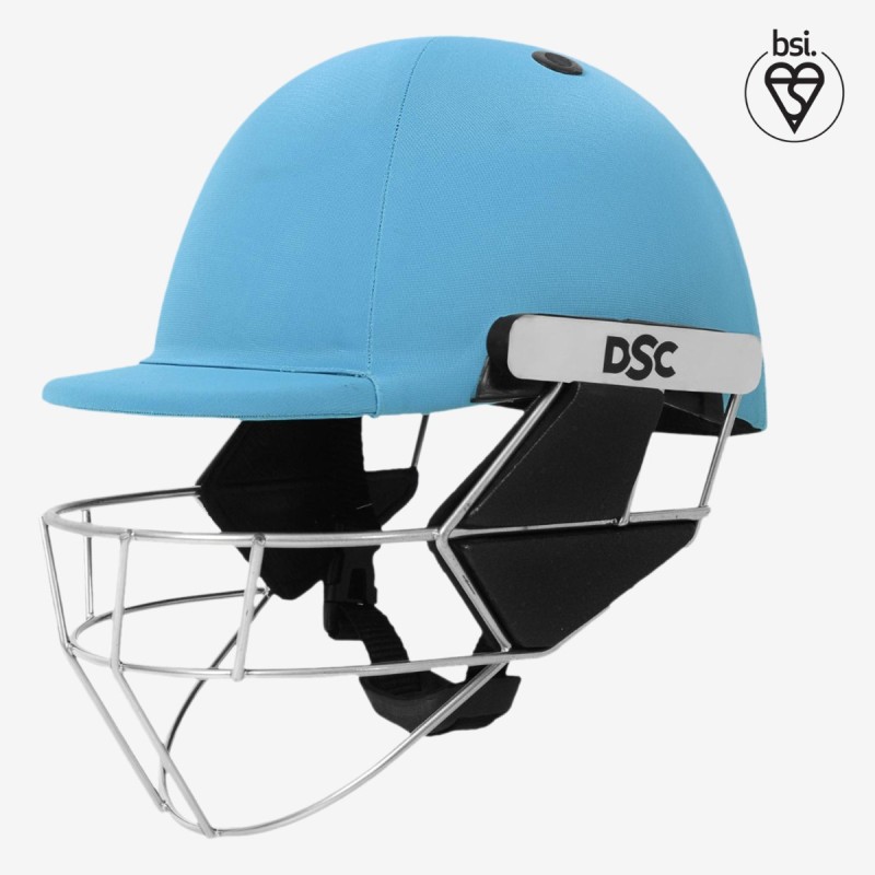 DSC Scud Cricket Helmet, Sky Blue, Large DSC Scud Cricket Helmet, Sky Blue, Large