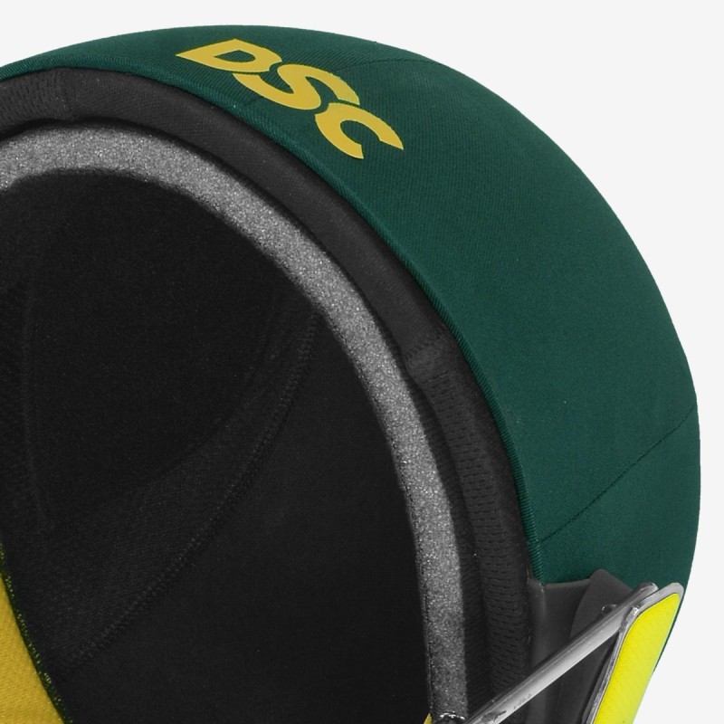 DSC Scud Titanium Cricket Helmet, Green, Large DSC Scud Titanium Cricket Helmet, Green, Large