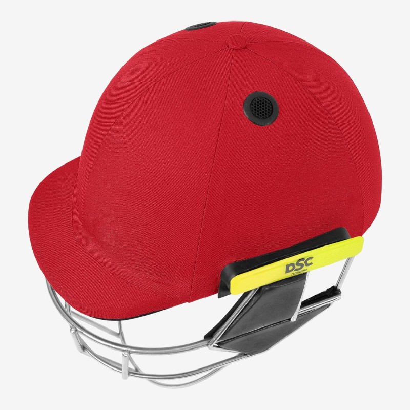 DSC Scud Titanium Cricket Helmet, Red, XS DSC Scud Titanium Cricket Helmet, Red, XS