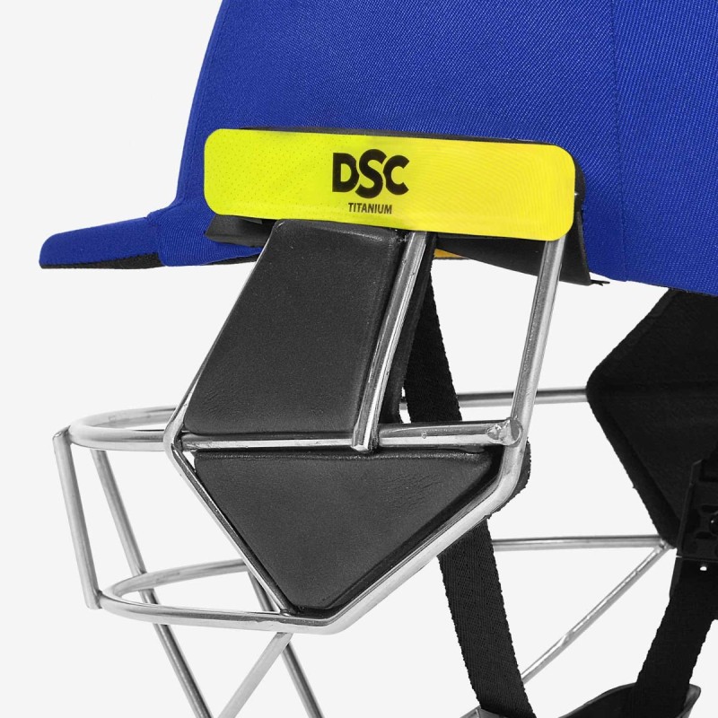 DSC Scud Titanium Cricket Helmet, Royal Blue, Large DSC Scud Titanium Cricket Helmet, Royal Blue, Large