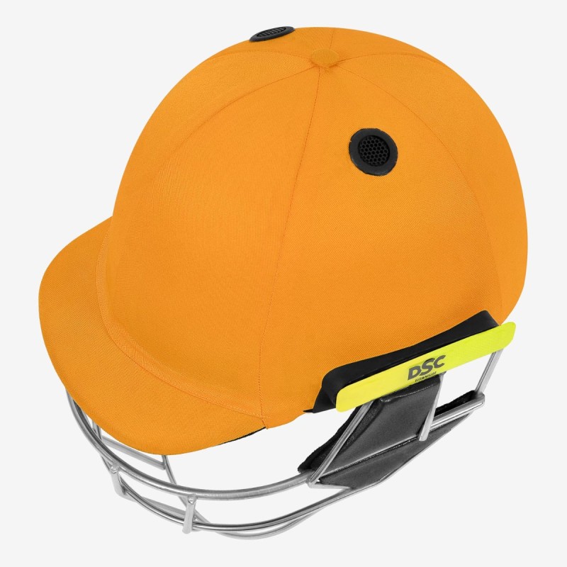 DSC Scud Titanium Cricket Helmet, Yellow, Large DSC Scud Titanium Cricket Helmet, Yellow, Large