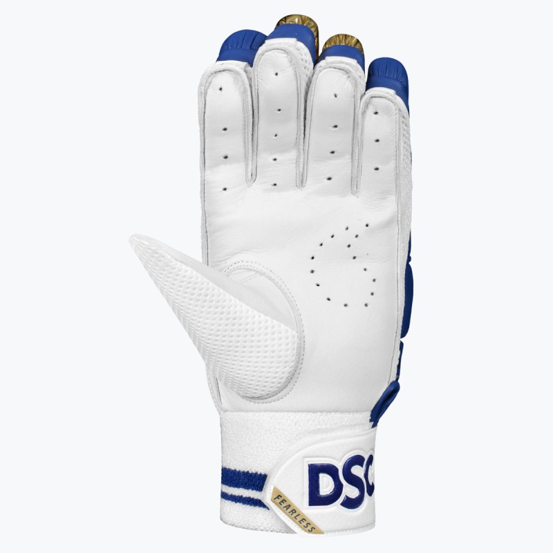 DSC Strike 20/20 Batting Gloves (Blue), Mens Right DSC Strike 20/20 Batting Gloves (Blue), Mens Right