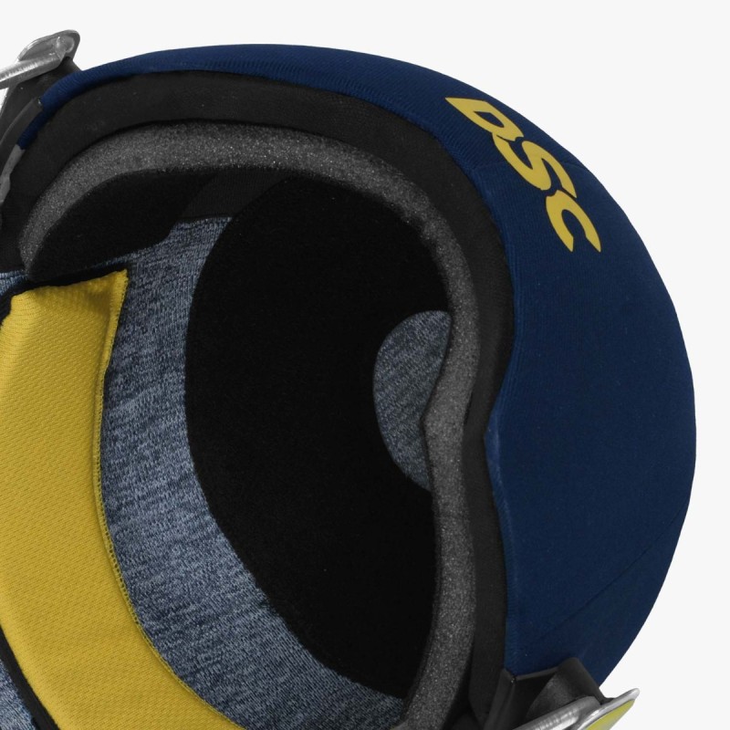 DSC Stump Guard Wicket Keeping Helmet, Navy, Medium DSC Stump Guard Wicket Keeping Helmet, Navy, Medium