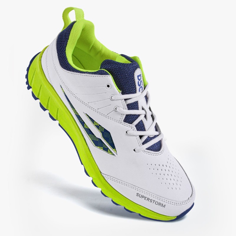 DSC Superstorm Cricket Shoes (Fluoro / Blue) DSC Superstorm Cricket Shoes (Fluoro / Blue)