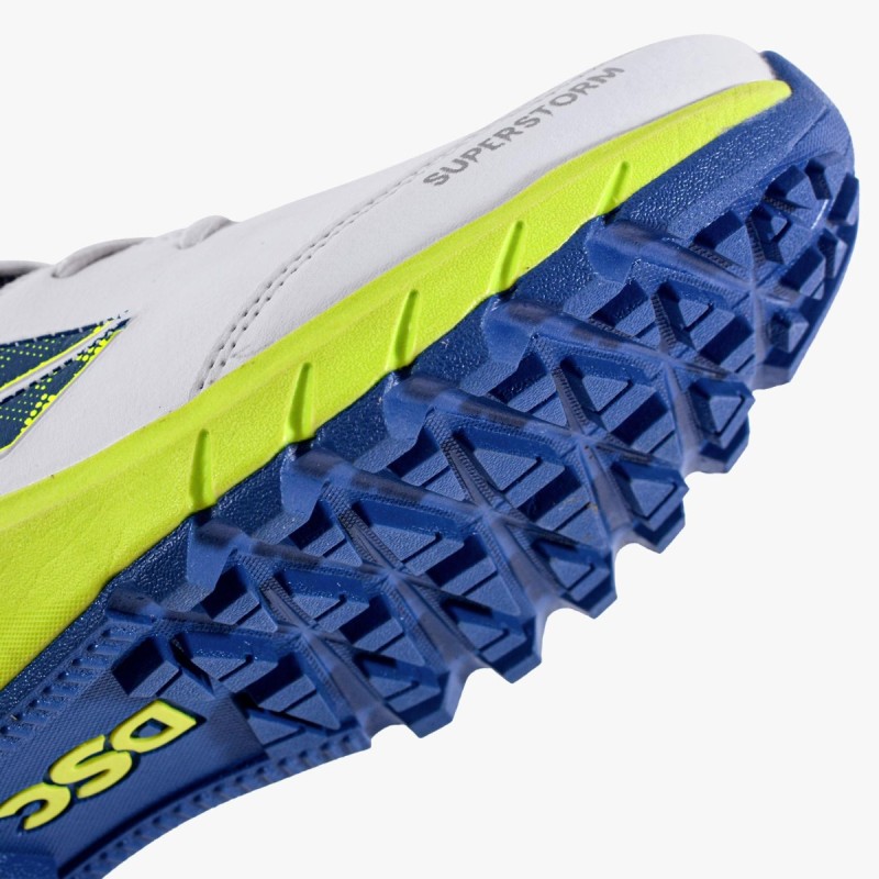 DSC Superstorm Cricket Shoes (Fluoro / Blue) DSC Superstorm Cricket Shoes (Fluoro / Blue)