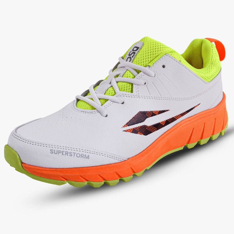 DSC Superstorm Cricket Shoes (Orange / Fluoro)