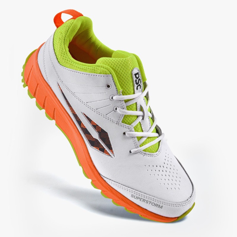 DSC Superstorm Cricket Shoes (Orange / Fluoro)