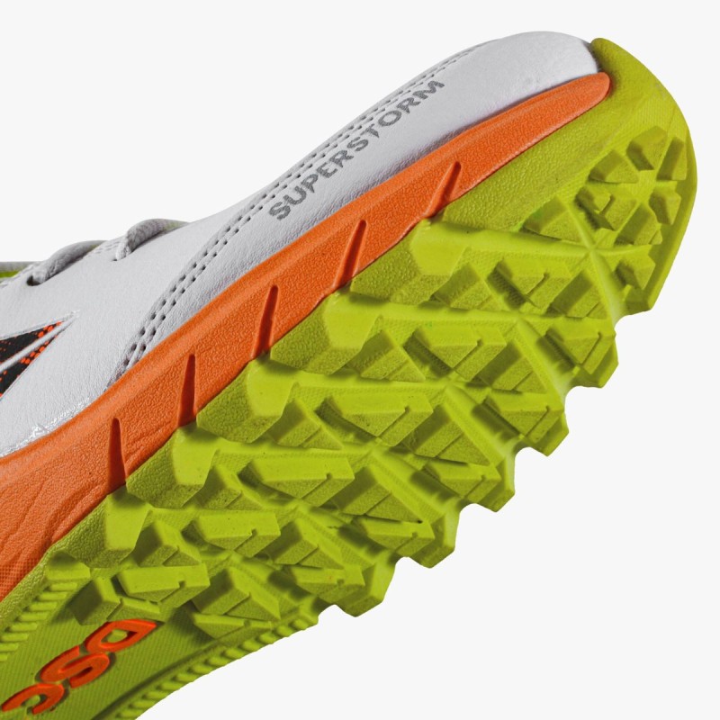 DSC Superstorm Cricket Shoes (Orange / Fluoro)