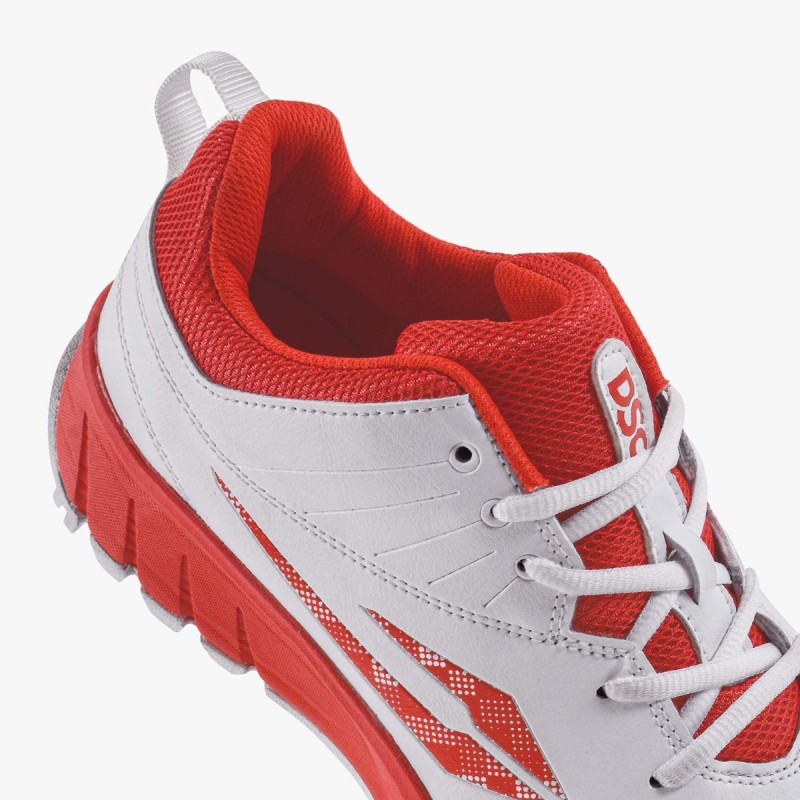 DSC Superstorm Cricket Shoes (Red / White) DSC Superstorm Cricket Shoes (Red / White)